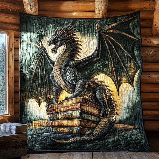 Emerald Arcana Quilt Blanket