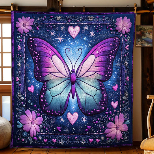 Enchanted Butterfly Quilt Blanket