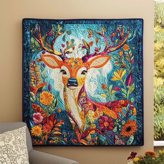 Enchanted Deer Quilt Blanket