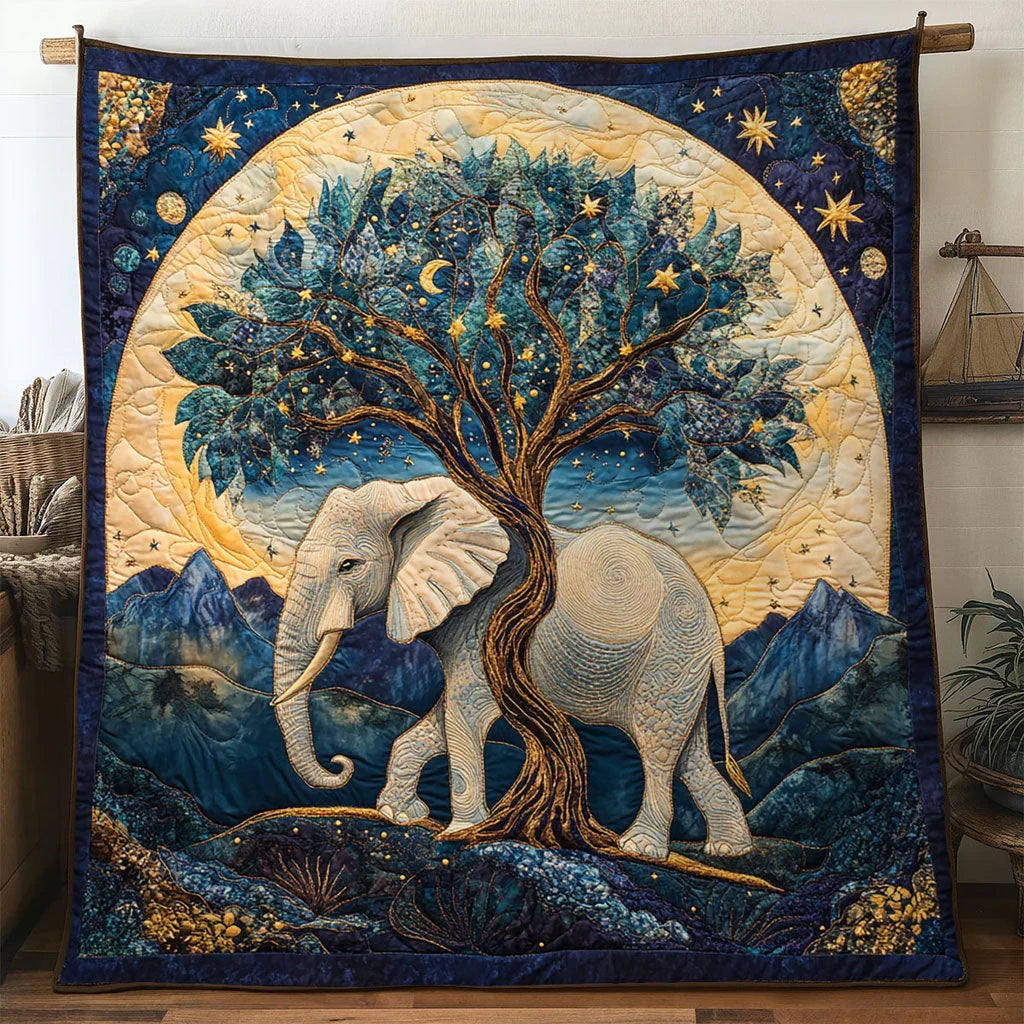 Enchanted Elephant Quilt Blanket