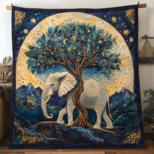Enchanted Elephant Quilt Blanket