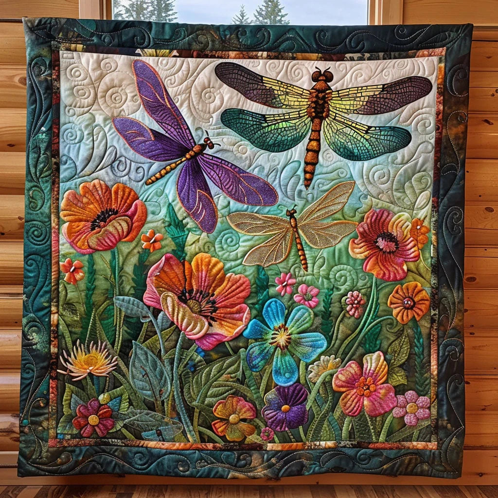 Enchanted Garden Quilt Blanket