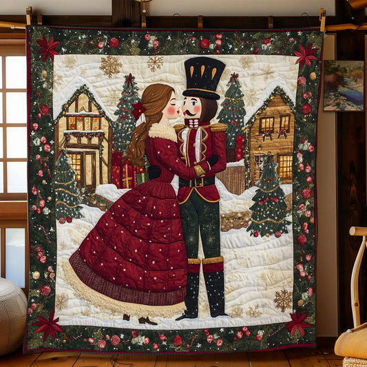 Enchanted Nutcracker Quilt Blanket