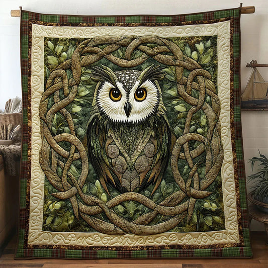 Enchanted Owl Quilt Blanket