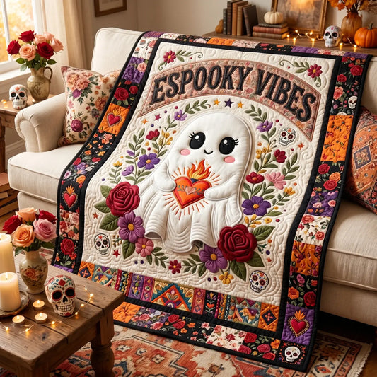 Espooky Vibes Quilt Blanket