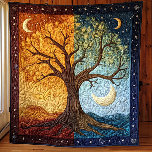 Eternal Balance Quilt Blanket