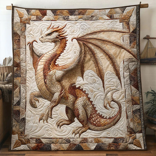 Eternal Dragon Quilt Blanket