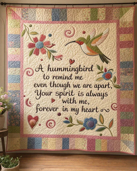 Eternal Hum Quilt Blanket - Quilted Blanket by OtterMia