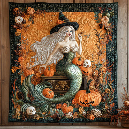 Eternal Mermaid Witch Quilt Blanket