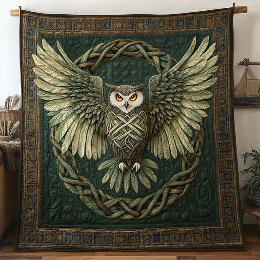 Eternal Owl Quilt Blanket
