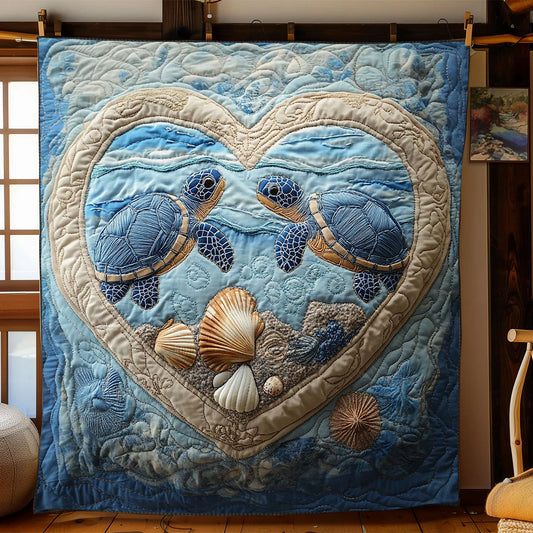 Eternal Turtle Bond Quilt Blanket