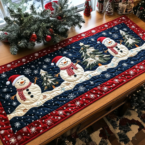 Evergreen Joy Quilted Table Runner