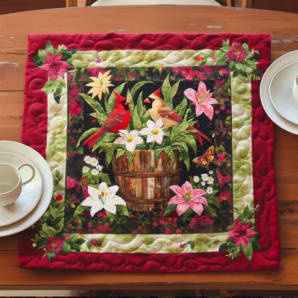 Everlasting Flight Quilted Table Topper