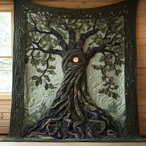 Eye Of Ancient Grove Quilt Blanket