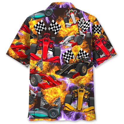 F1 Color Hawaiian Shirt