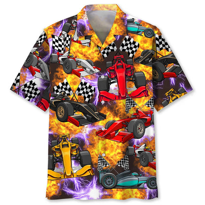 F1 Color Hawaiian Shirt