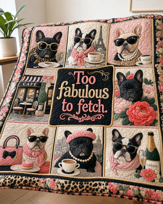Fabulous Fur Quilt Blanket - Quilted Blanket by OtterMia