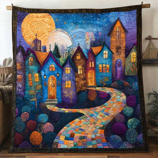 Fairytale Village Dreampath Quilt Blanket