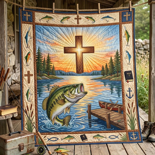 Faithful Catch Quilt Blanket