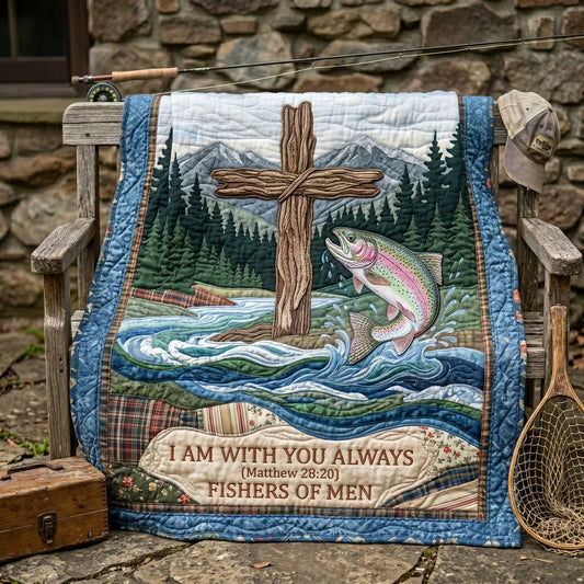 Faithful River Quilt Blanket