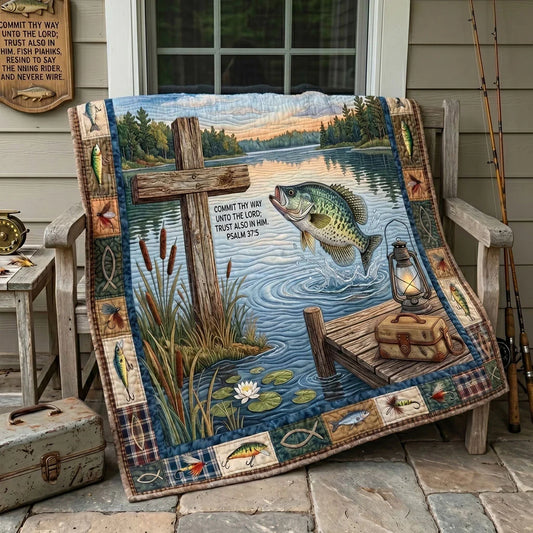 Faithful Waters Quilt Blanket