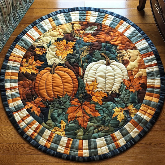 Fall Bliss Quilted Round Mat