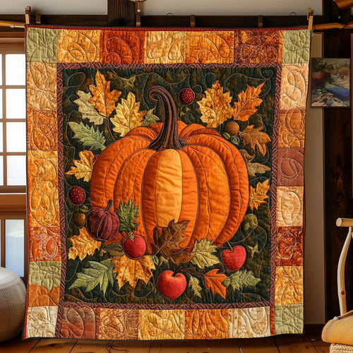 Fall Feast Quilt Blanket