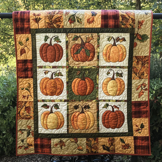 Fall Gathering Quilt Blanket