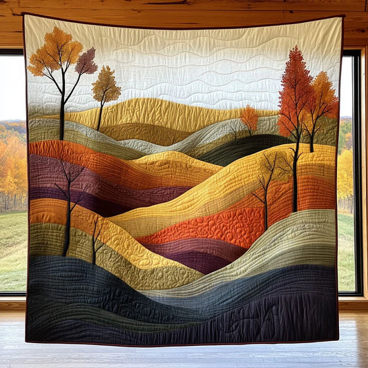 Fall Meadow Quilt Blanket