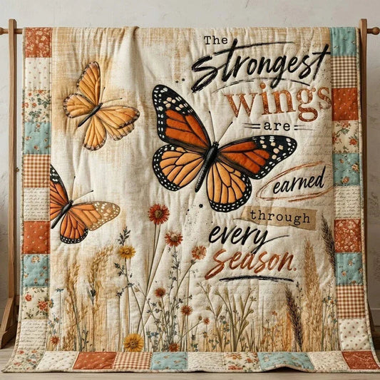 Fall Resilience Quilt Blanket - Quilted Blanket by OtterMia