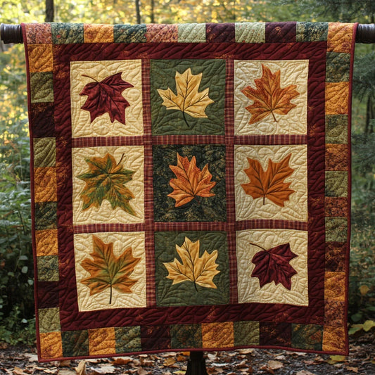 Falling Quietly Quilt Blanket