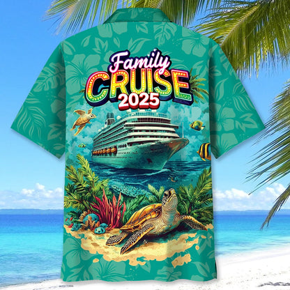 Family Cruise 2025 Hawaiian Shirt