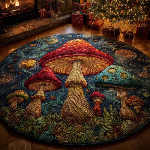 Fantasy Grove Quilted Round Mat