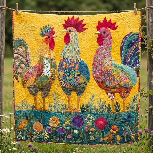 Farm Life Quilt Blanket - Quilted Blanket by OtterMia