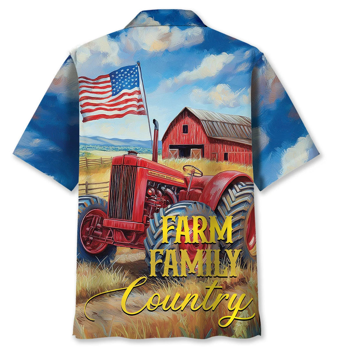 Farm Family Country Farmer Hawaiian Shirt