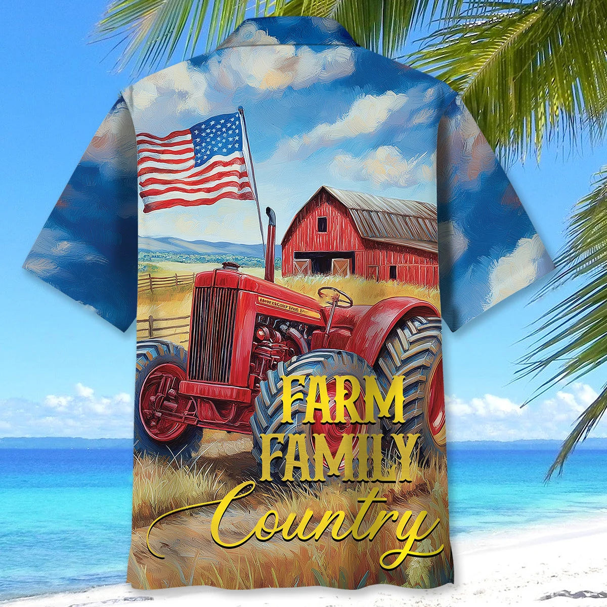 Farm Family Country Farmer Hawaiian Shirt