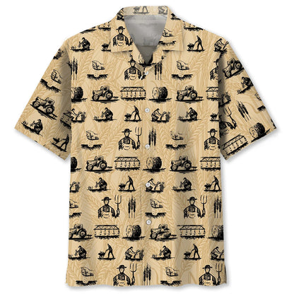 Farmer Vintage Hawaiian Shirt