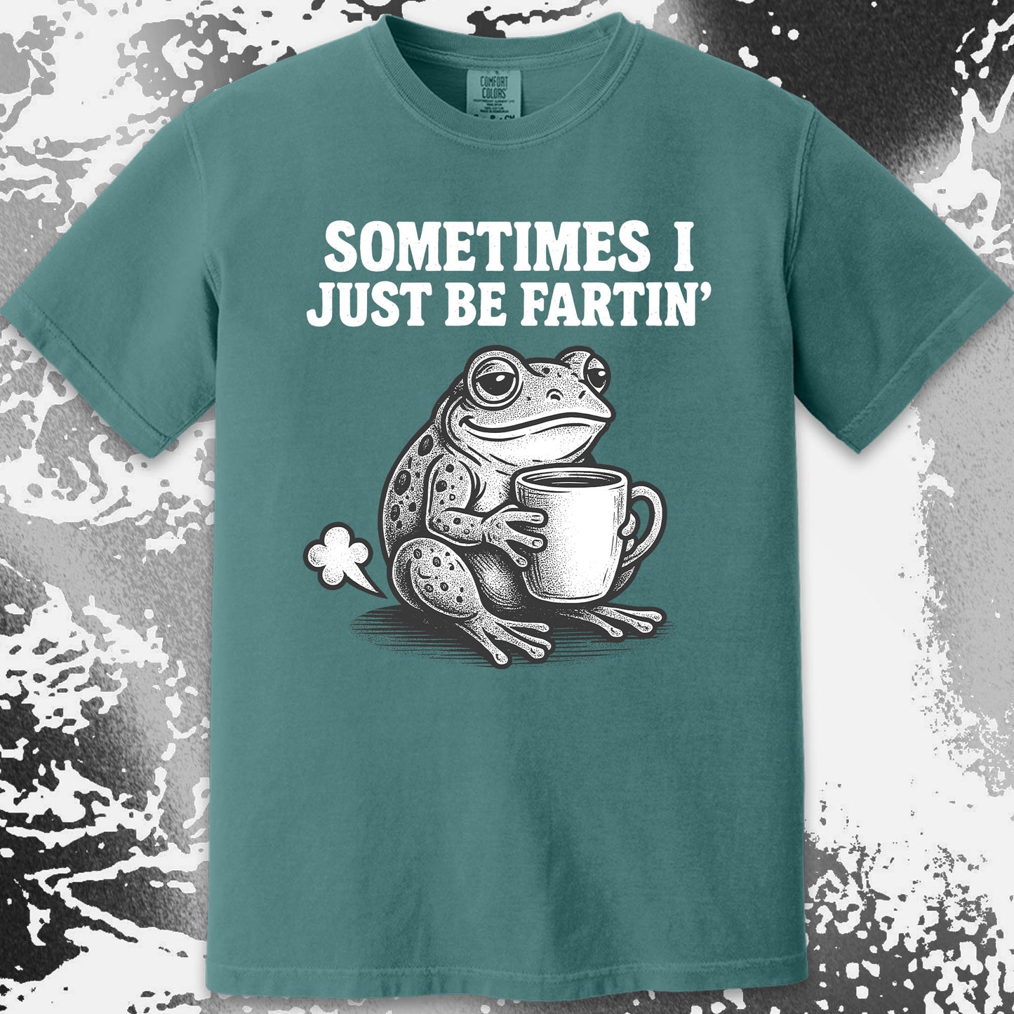 Sometimes I Just Be Fartin Frog Shirt (view 12)