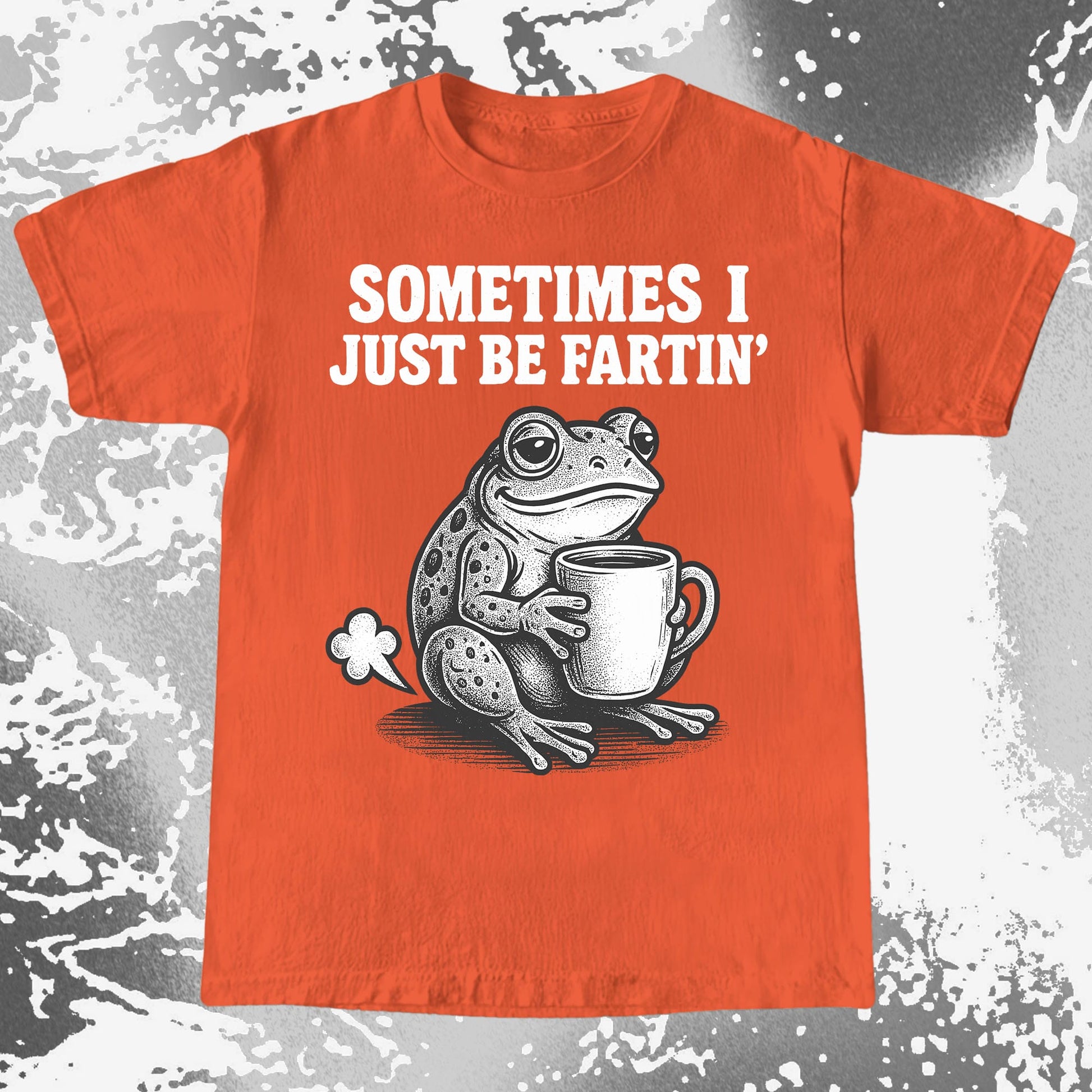 Sometimes I Just Be Fartin Frog Shirt (view 8)