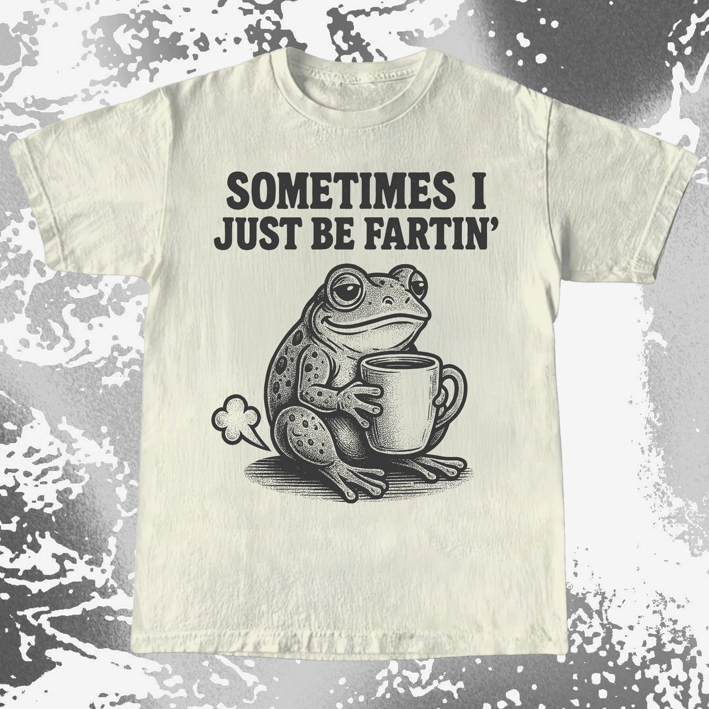 Sometimes I Just Be Fartin Frog Shirt (view 6)