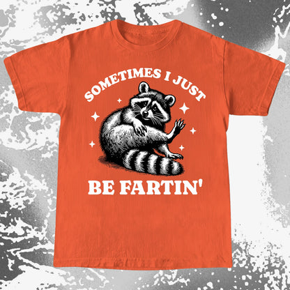 Sometimes I Just Be Fartin' Raccoon Shirt, funny meme tee gift (view 8)