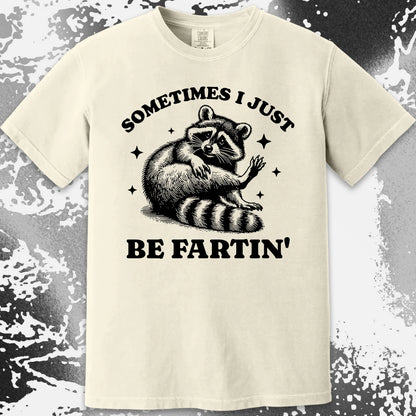 Sometimes I Just Be Fartin' Raccoon Shirt, funny meme tee gift (view 20)