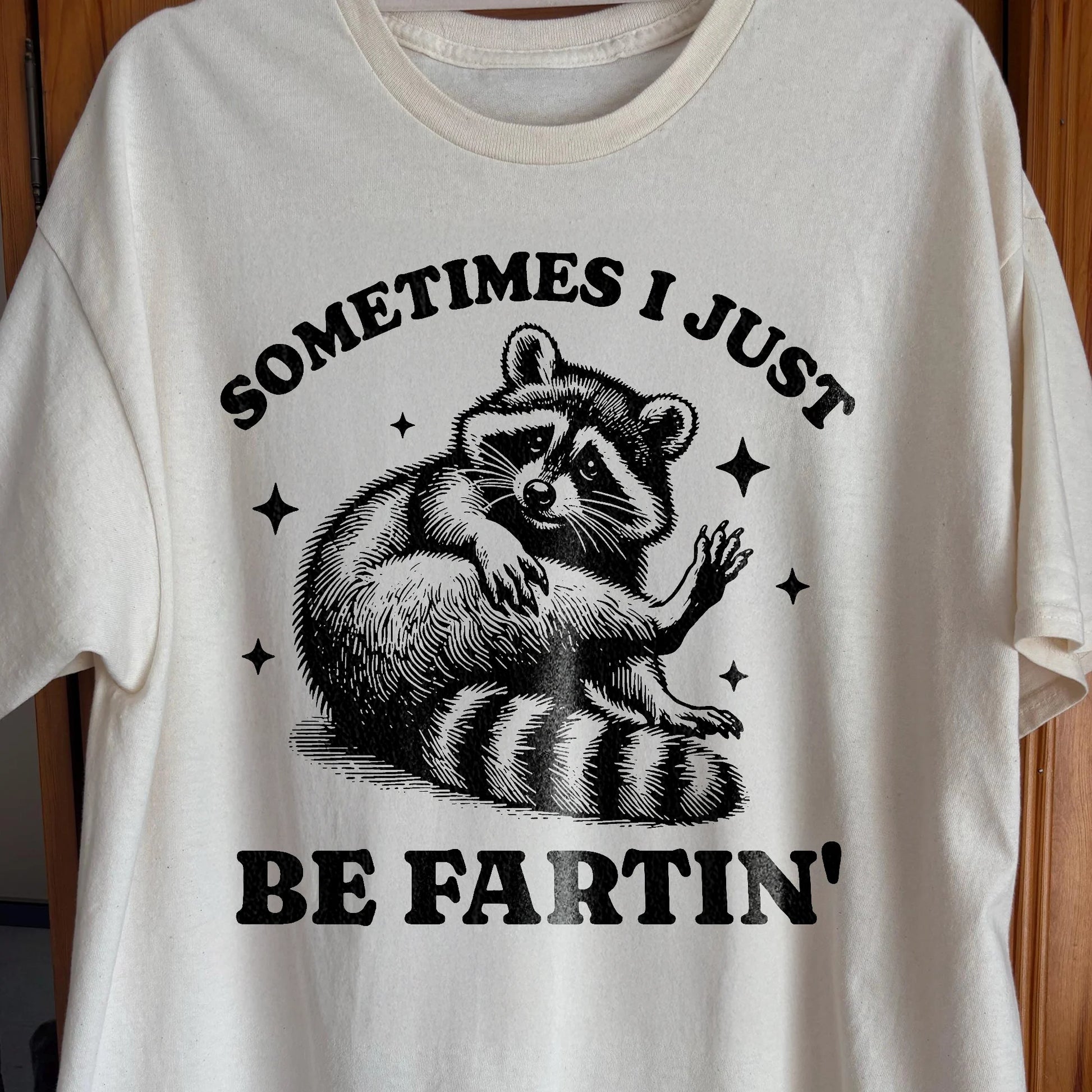 Sometimes I Just Be Fartin' Raccoon Shirt, funny meme tee gift