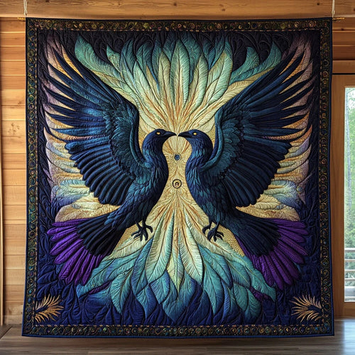 Feathered Wrath Quilt Blanket