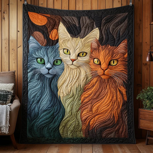Feline Bliss Quilt Blanket