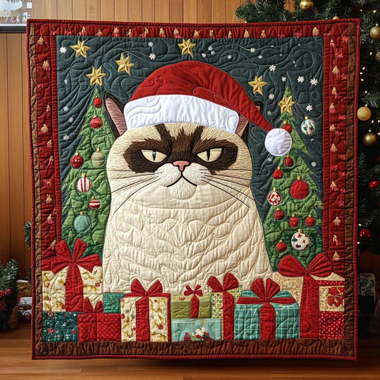 Festive Frown Quilt Blanket
