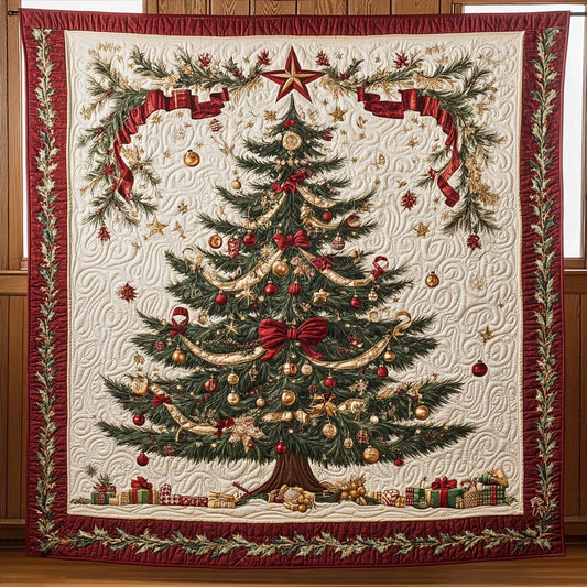 Festive Pine Quilt Blanket