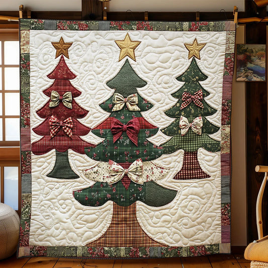 Festive Pines Quilt Blanket