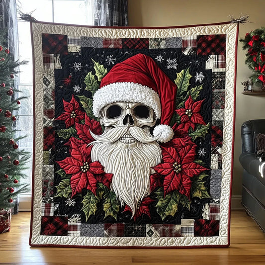 Festive Skull Glow Quilt Blanket
