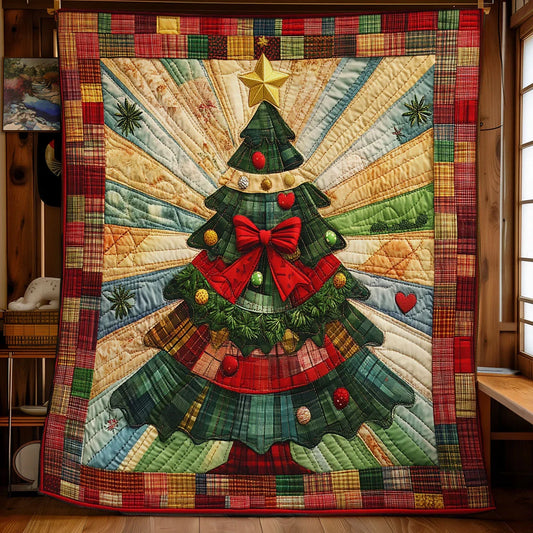 Festive Tree Quilt Blanket